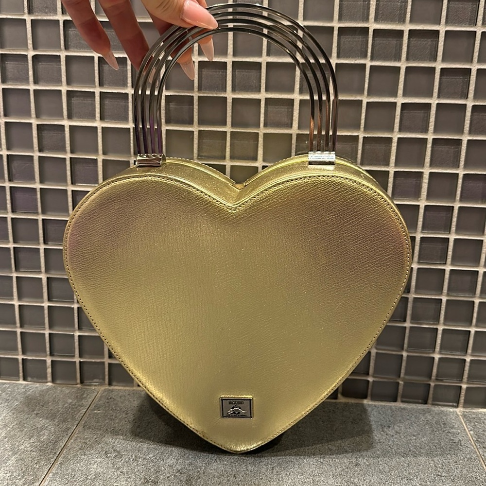Moschino Vintage 90s Heart Shaped Bag